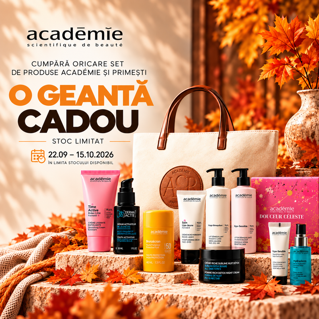 Geantă cadou Académie la El Studio: în salon și online
