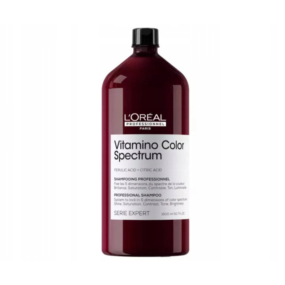 Sampon pentru fixarea culorii, par mai matasos & puternic L’Oréal Professionnel Serie Expert Vitamino Color Spectrum 1500ml