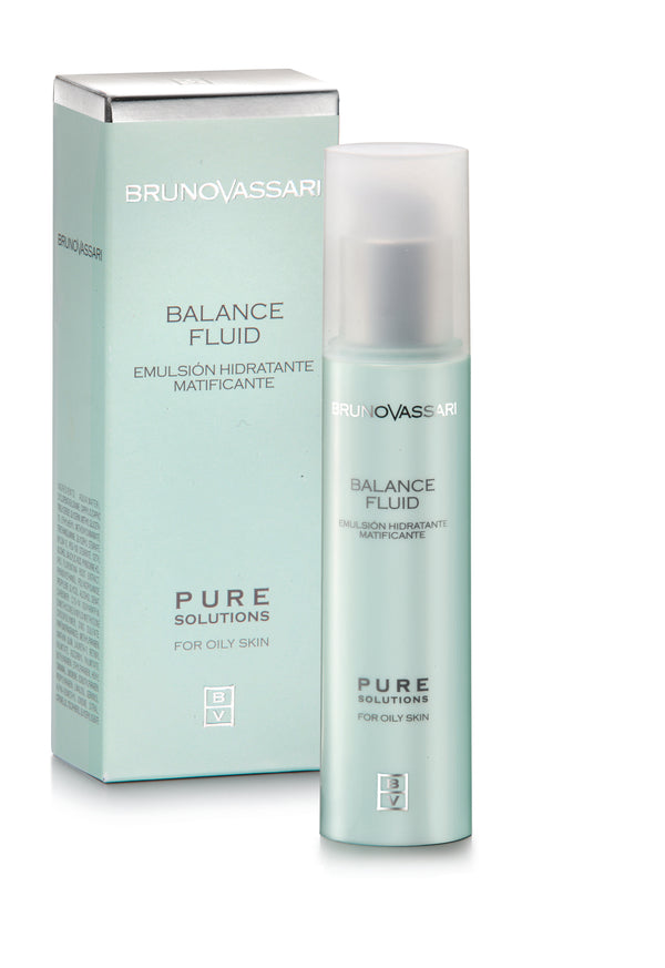 Emulsie Matifianta si Hidratanta pentru Ten Gras/Uleios Bruno Vassari Balance Fluid Pure Solution 50ml