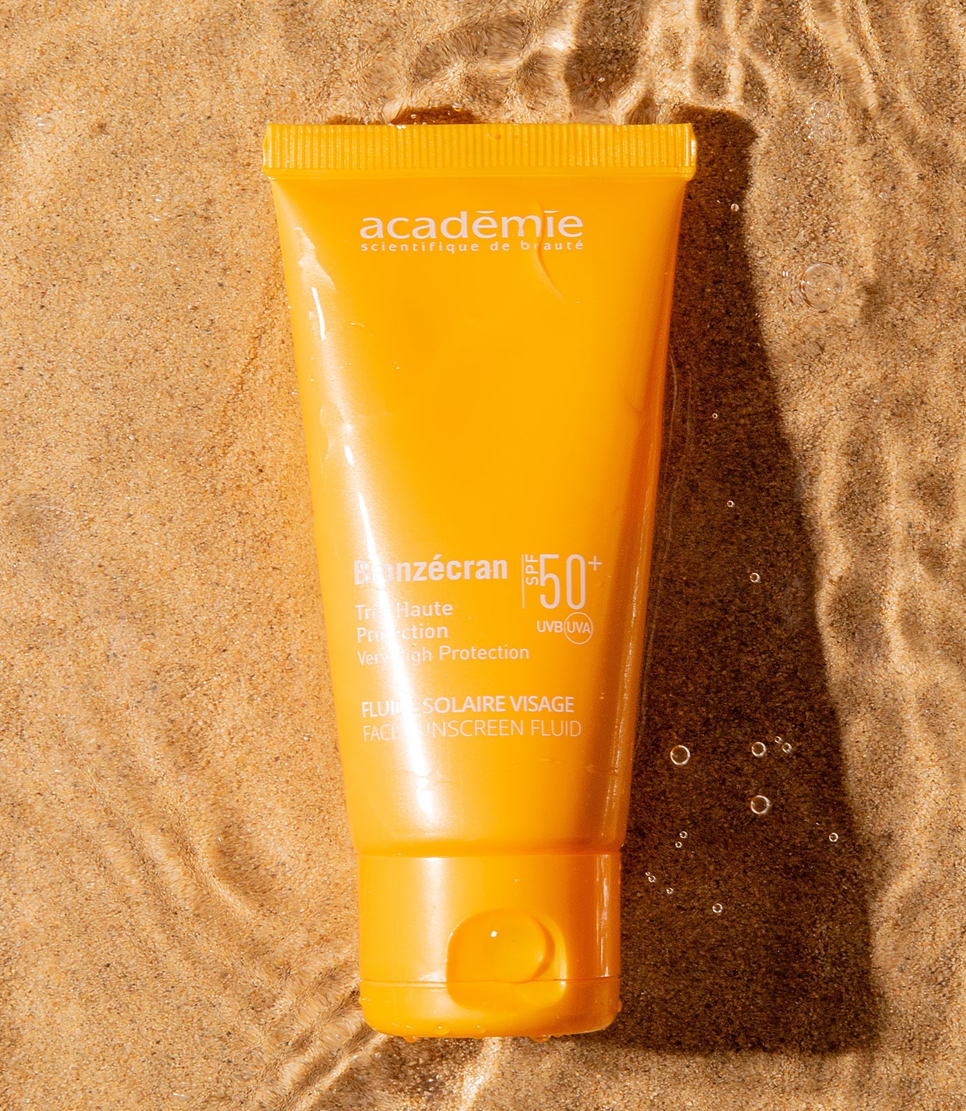 Fluid pentru fata cu protectie solara Academie Bronzecran Fluide Solaire Visage SPF50 50ml