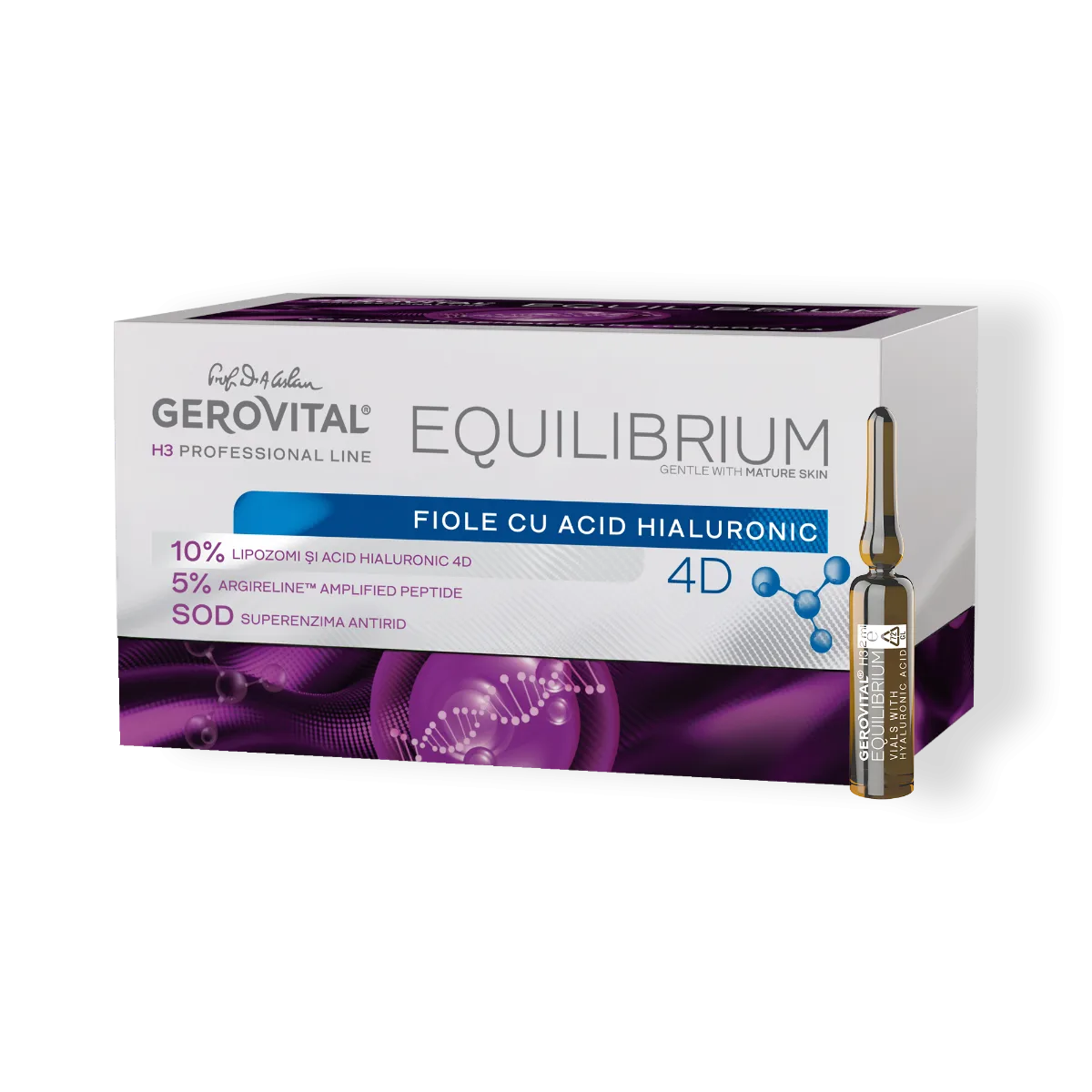 GEROVITAL H3 EQUILIBRIUM - fiole cu acid hialuronic