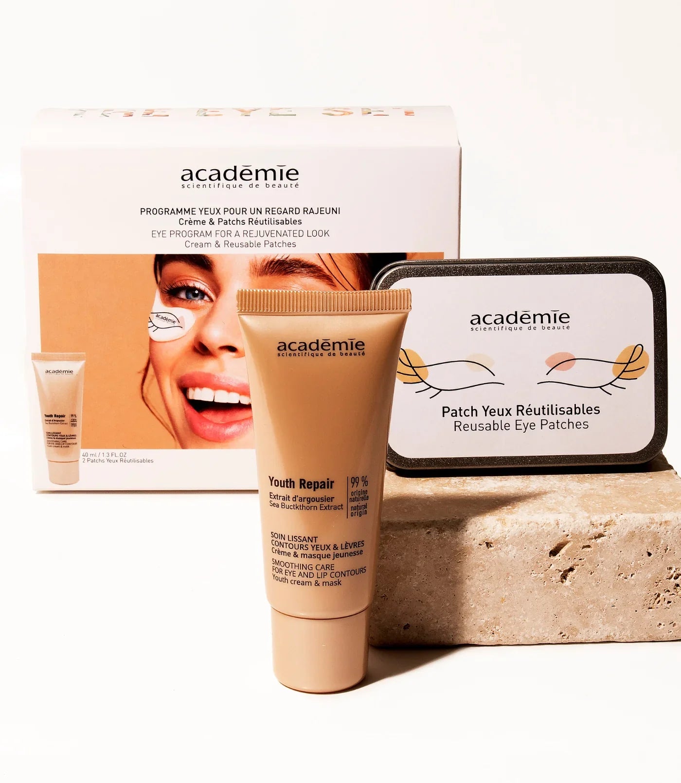 Set anti-rid pentru conturul ochilor Academie The Eye Set Box