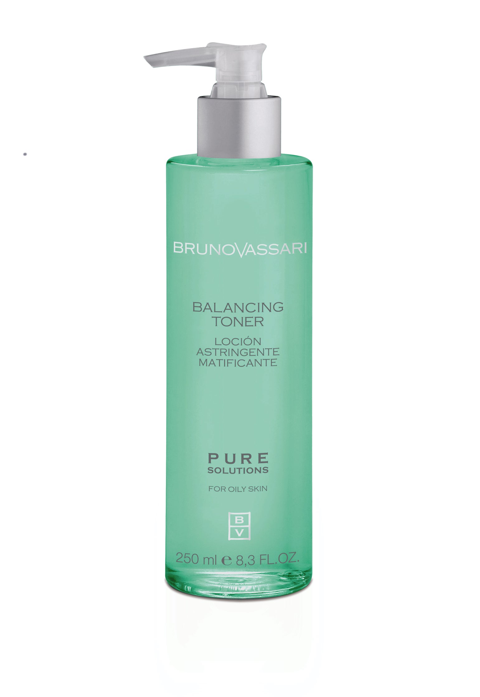 Lotiune Tonica Exfolianta si Matifianta pentru Ten Gras/Uleios Bruno Vassari Balancing Toner Pure Solution 250ml