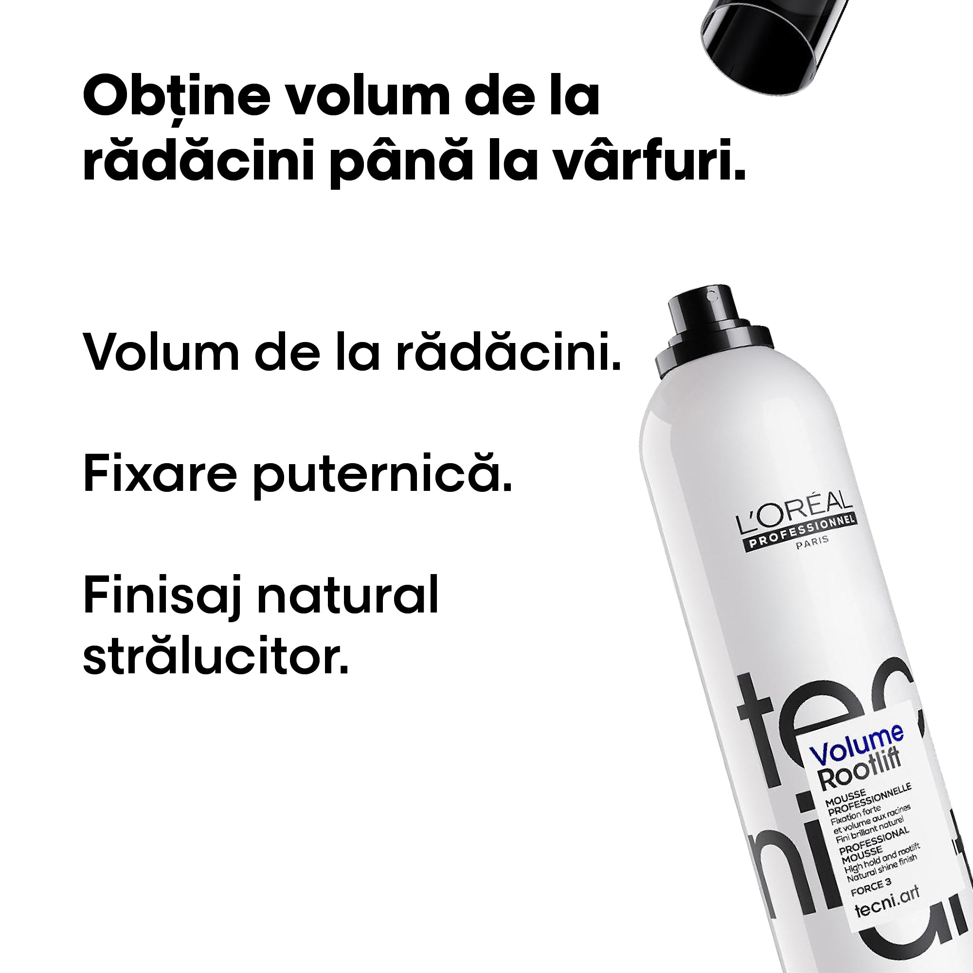 Spuma de par  L’Oréal Professionnel pentru volum Tecni.Art Volume Rootlift 250ml
