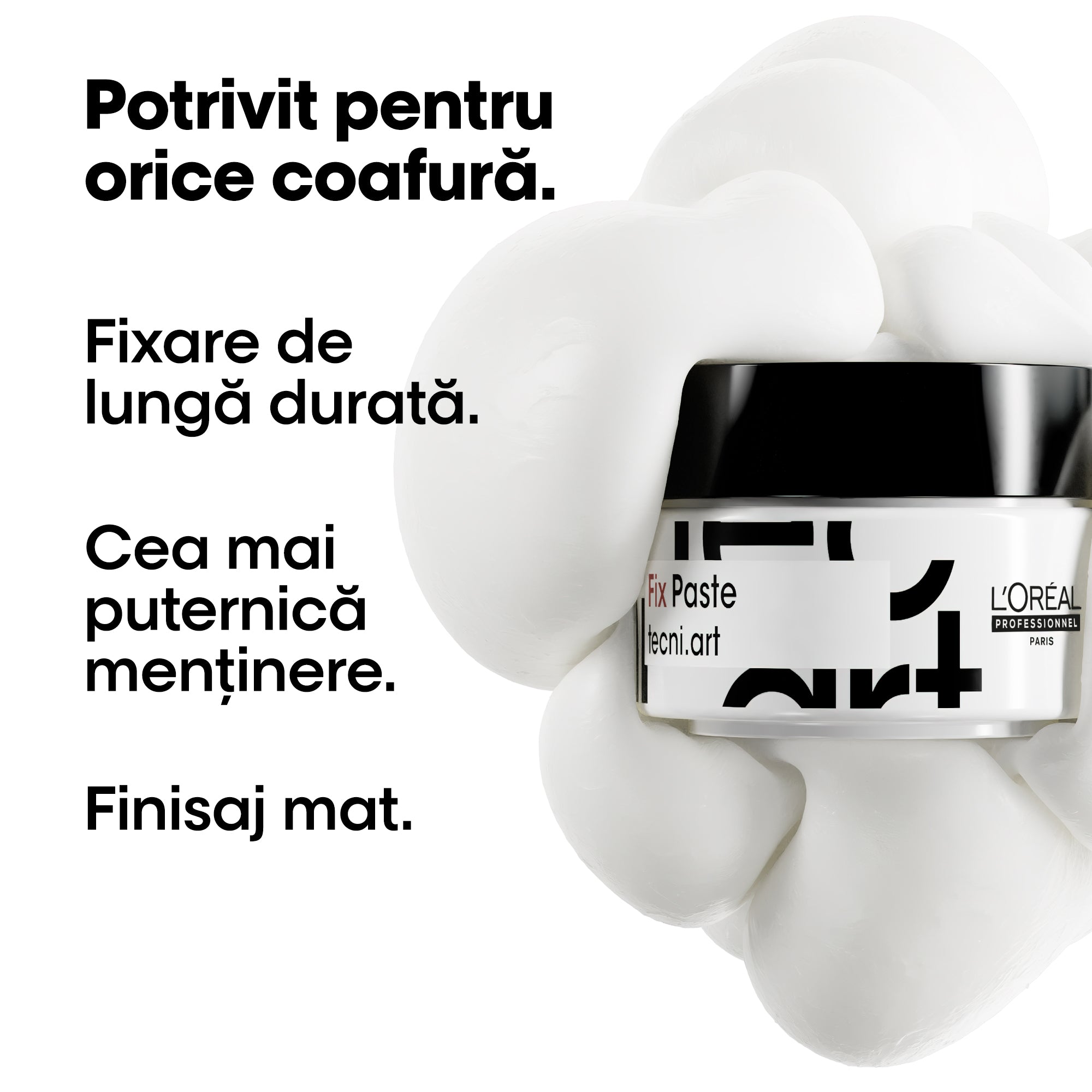 Pasta modelatoare L’Oréal Professionnel Tecni.Art Fix Paste 75ml