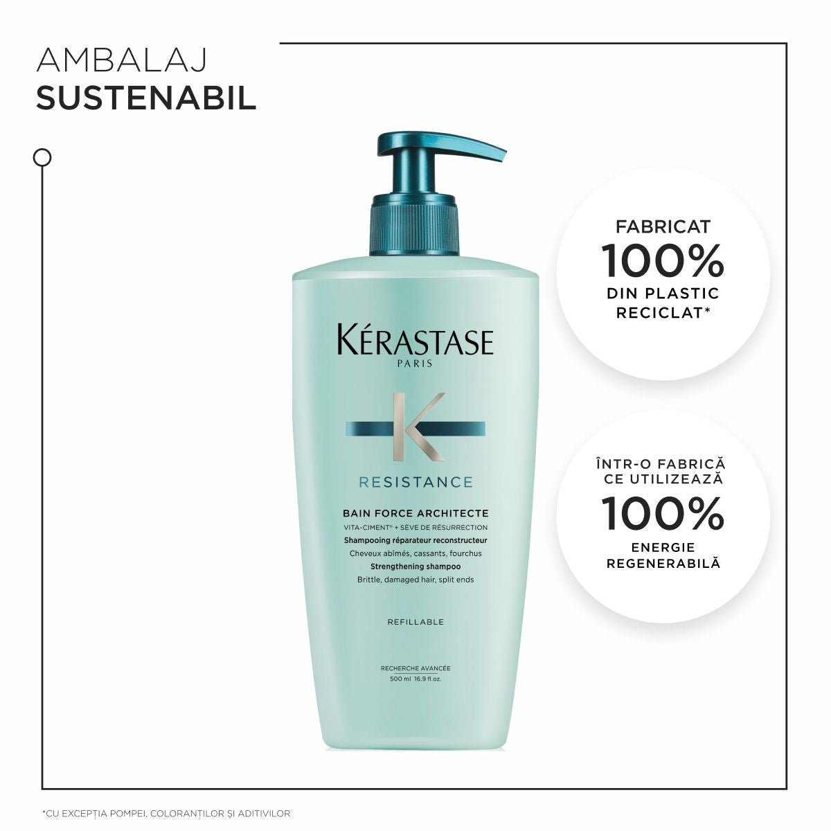 Sampon Kerastase Resistance Bain Force Architecte 500ml