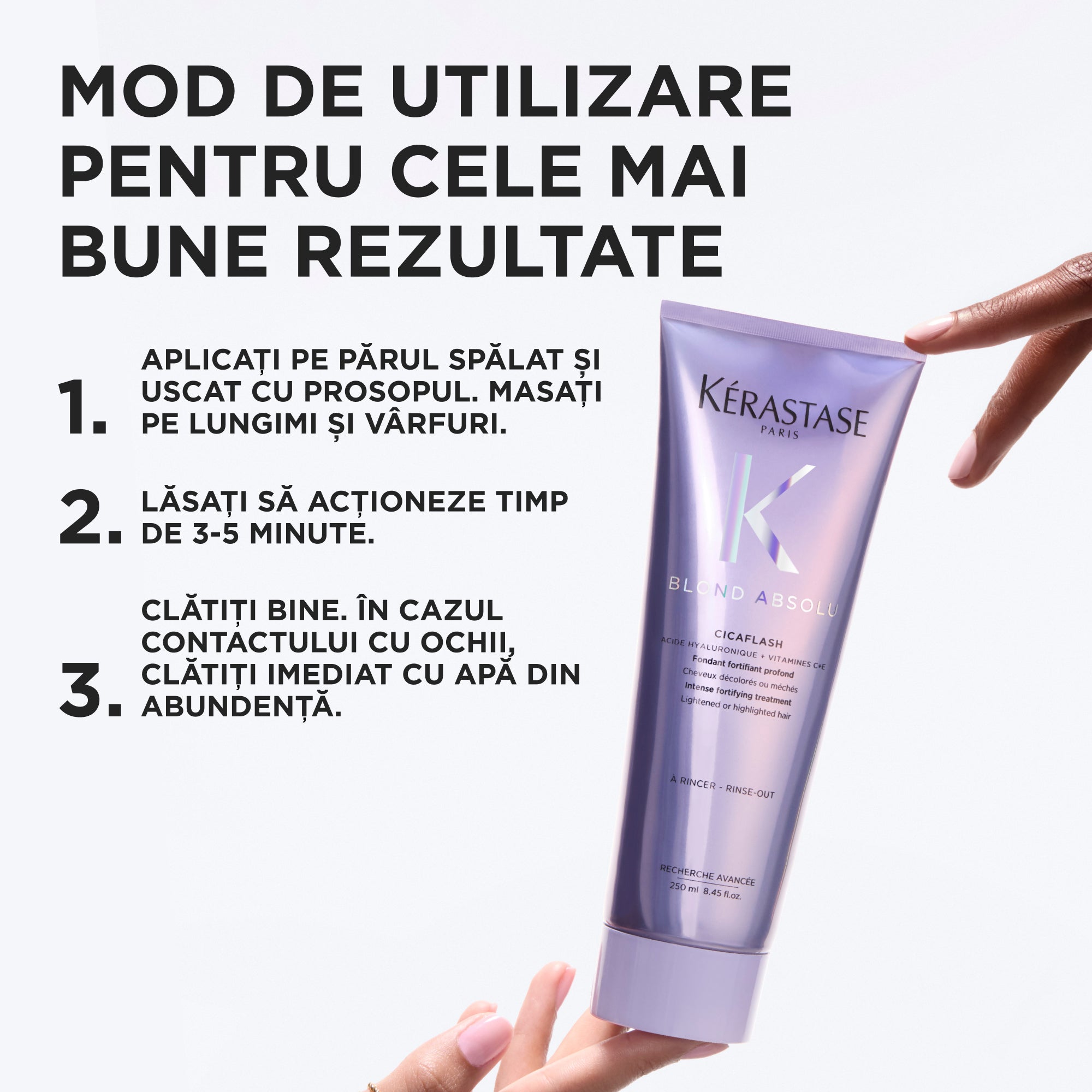 Tratament fortifiant pentru par blond Kerastase Blond Absolu Cicaflash 250ml