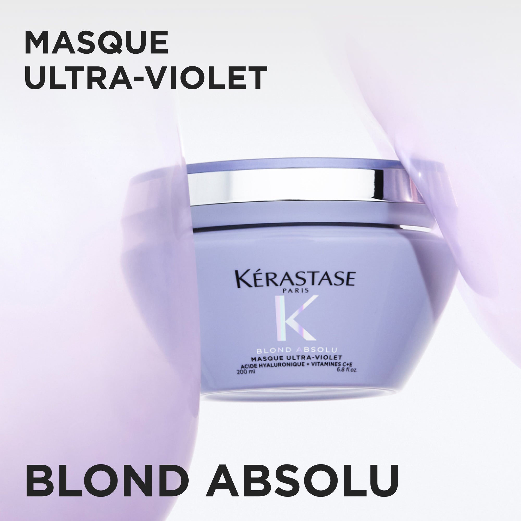 Masca pentru neutralizarea tonurilor galbene Kerastase Blond Absolu Masque Ultra-Violet 200ml
