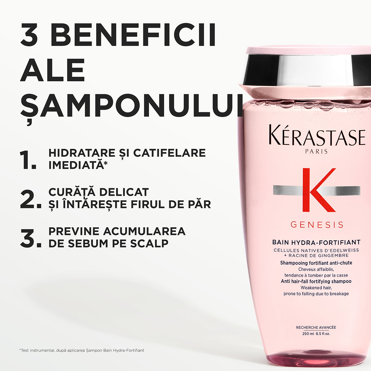 Sampon pentru par gras subtiat Kerastase Genesis Bain Hydra-Fortifiant 250ml