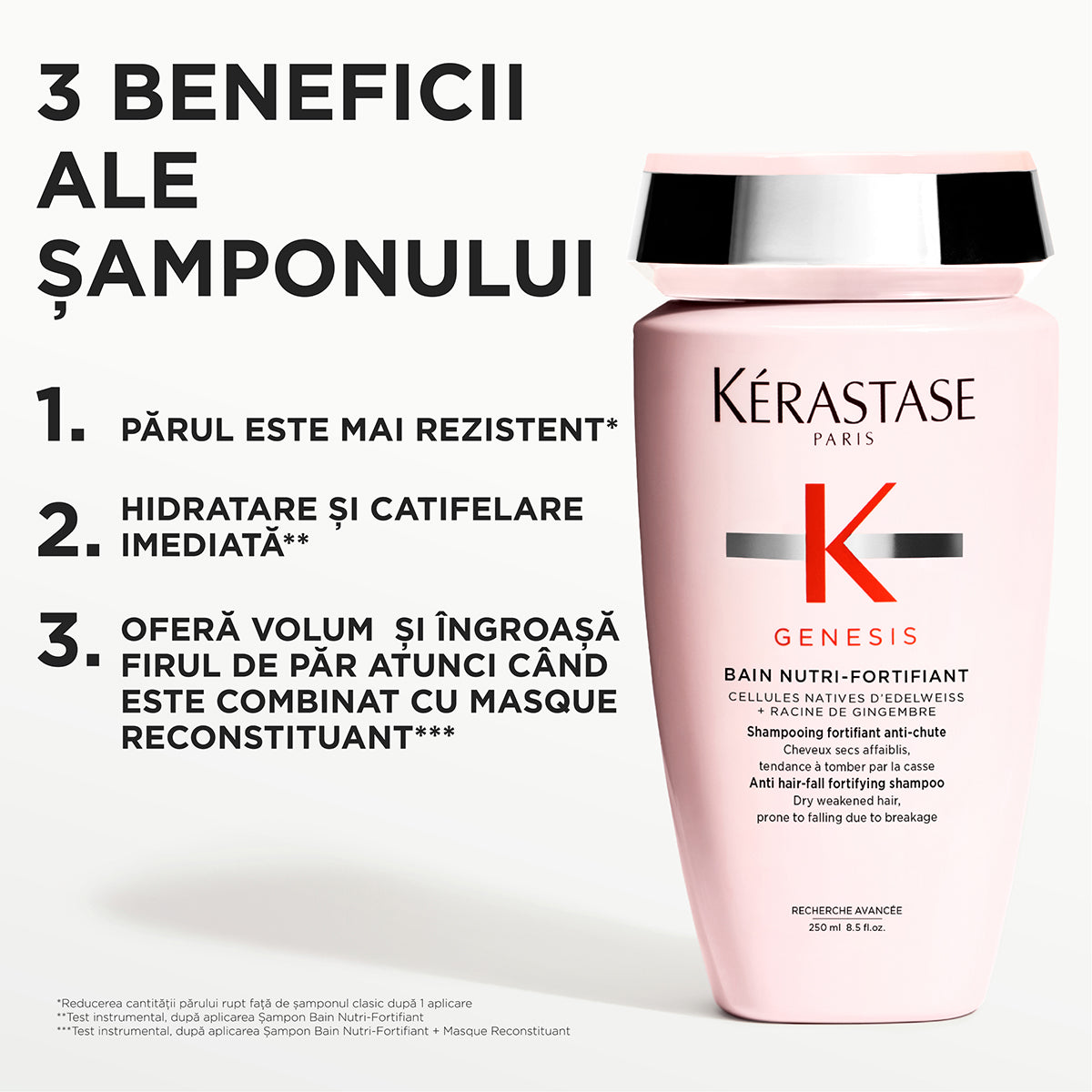 Sampon pentru par uscat Kerastase Genesis Bain Nutri-Fortifiant Riche 250ml