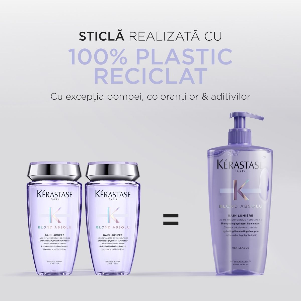 Sampon pentru par blond Kerastase Blond Absolu Bain Lumiere 500ml