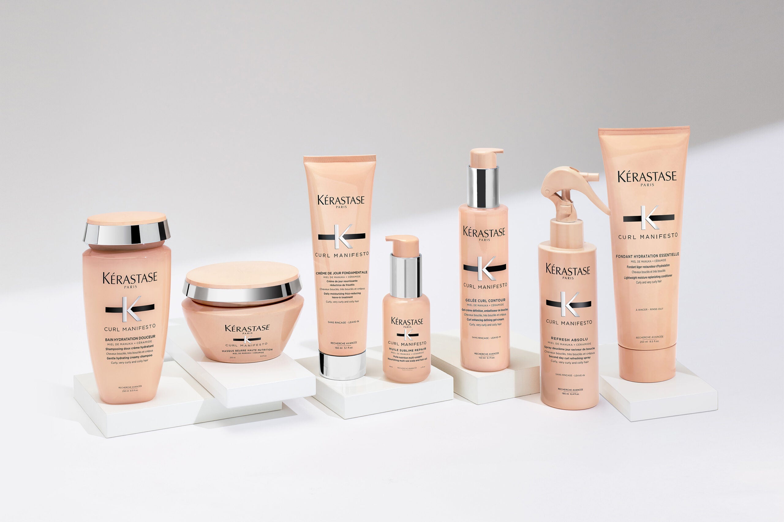 Leave-in Kérastase CURL MANIFESTO Crème De Jour Fondamentale Crema fara clatire pentru par ondulat si cret 150 ml