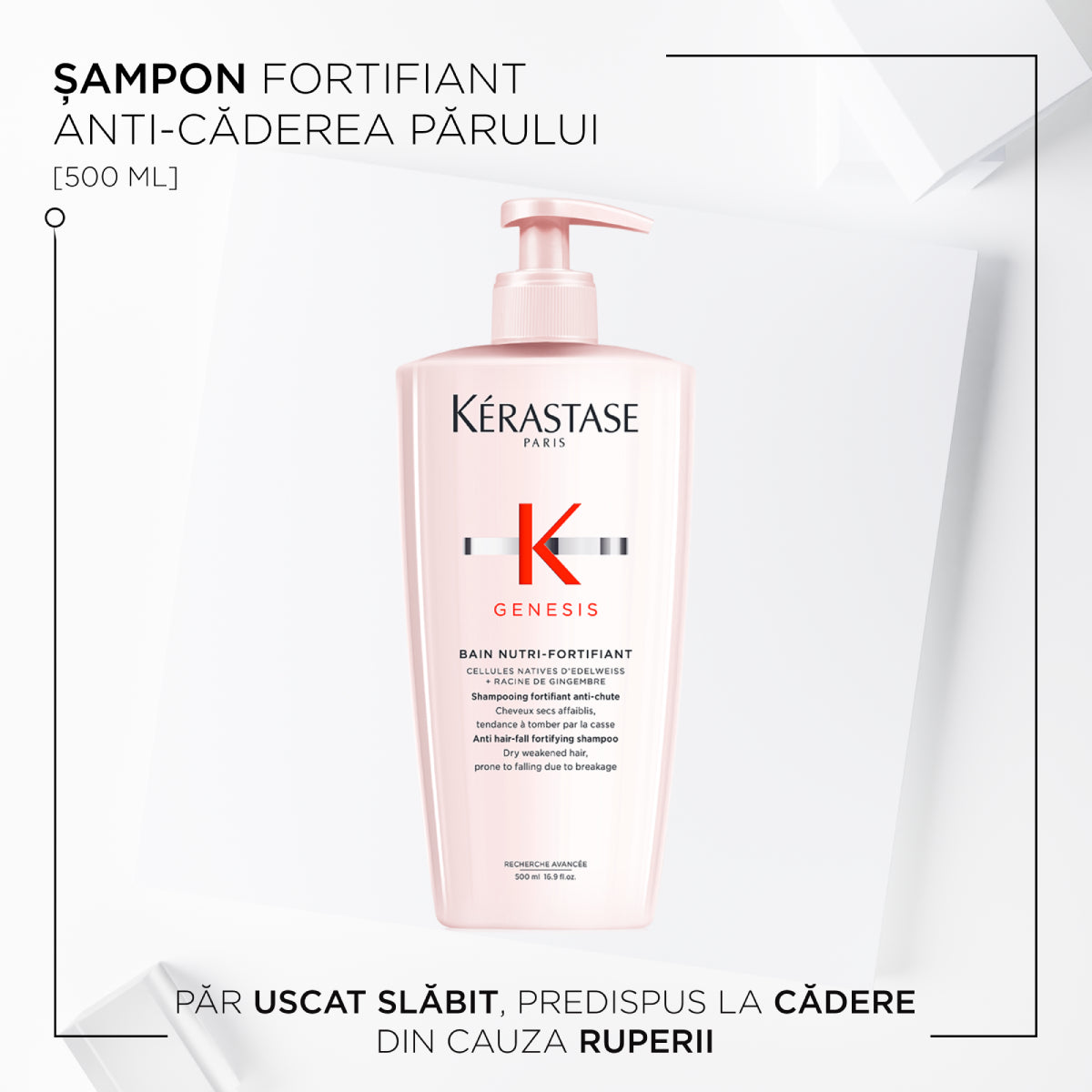 Sampon par uscat Kerastase Genesis Bain Nutri-Fortifiant 500ml