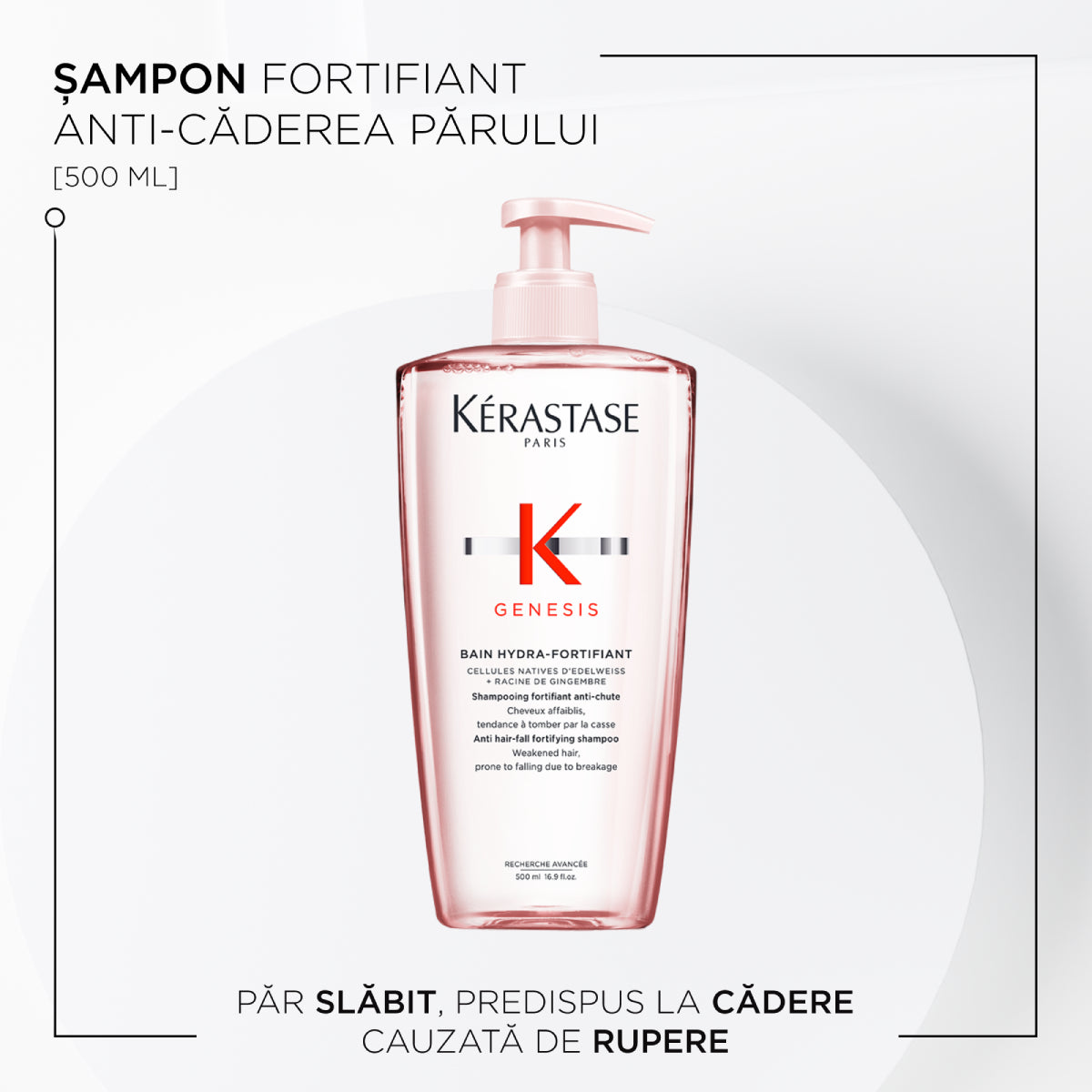 Sampon par gras Kerastase Genesis Bain Hydra-Fortifiant 500ml