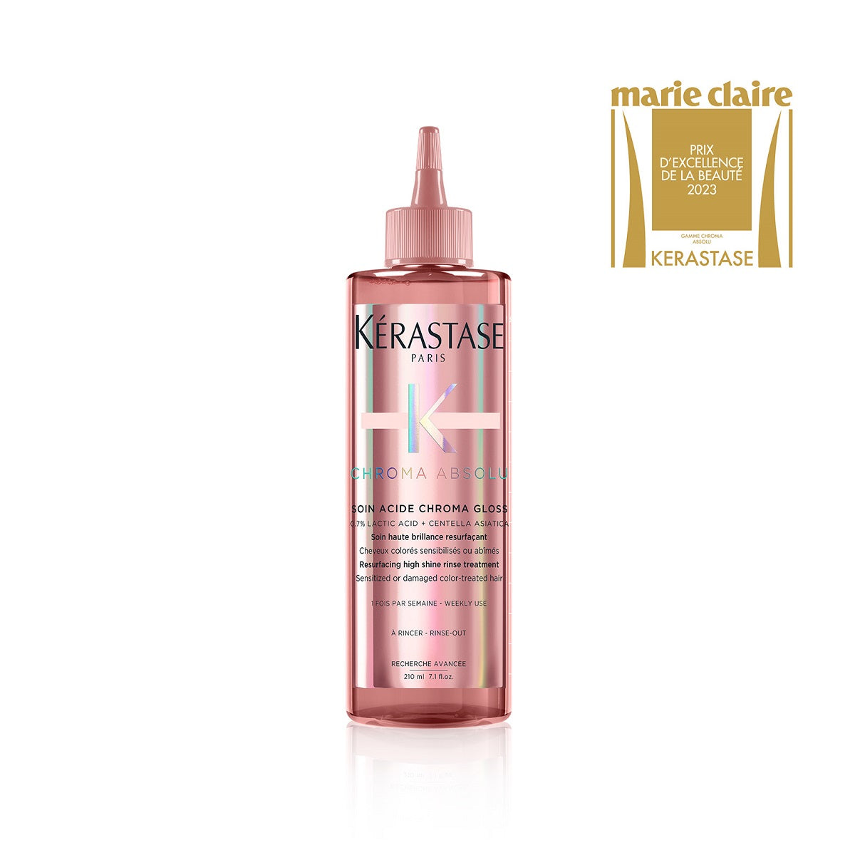 Tratament pentru stralucire Kérastase Chroma Soin Acide Chroma Gloss 210ml