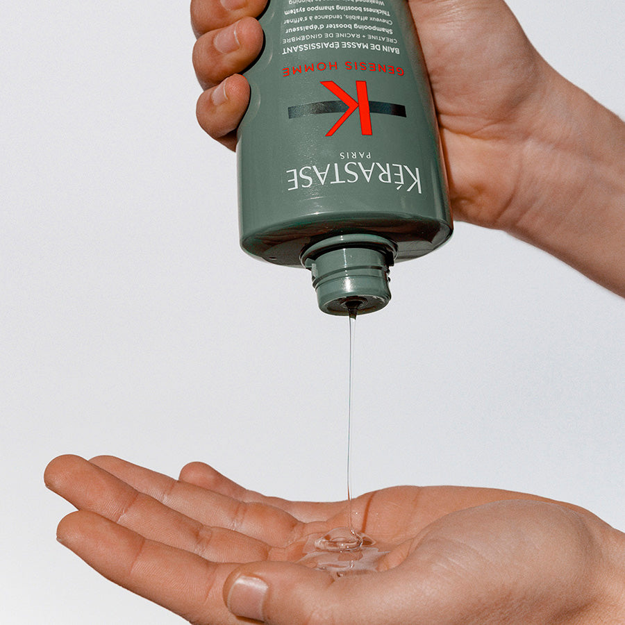 Set impotriva caderii parului Kerastase Homme - Sampon Bain de Masse 250ml + Serum Anti-Chute Fortifiant 90ml
