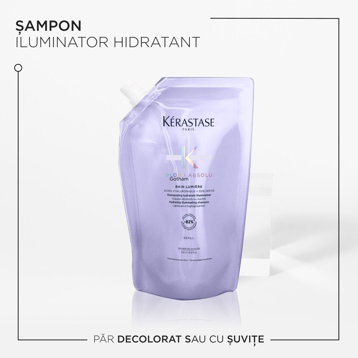 Rezerva Sampon pentru par blond Kerastase Blond Absolu Bain Lumiere 500ml