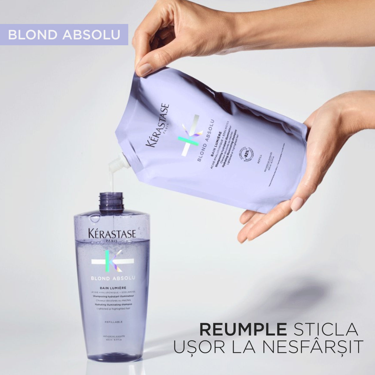 Sampon pentru par blond Kerastase Blond Absolu Bain Lumiere 500ml