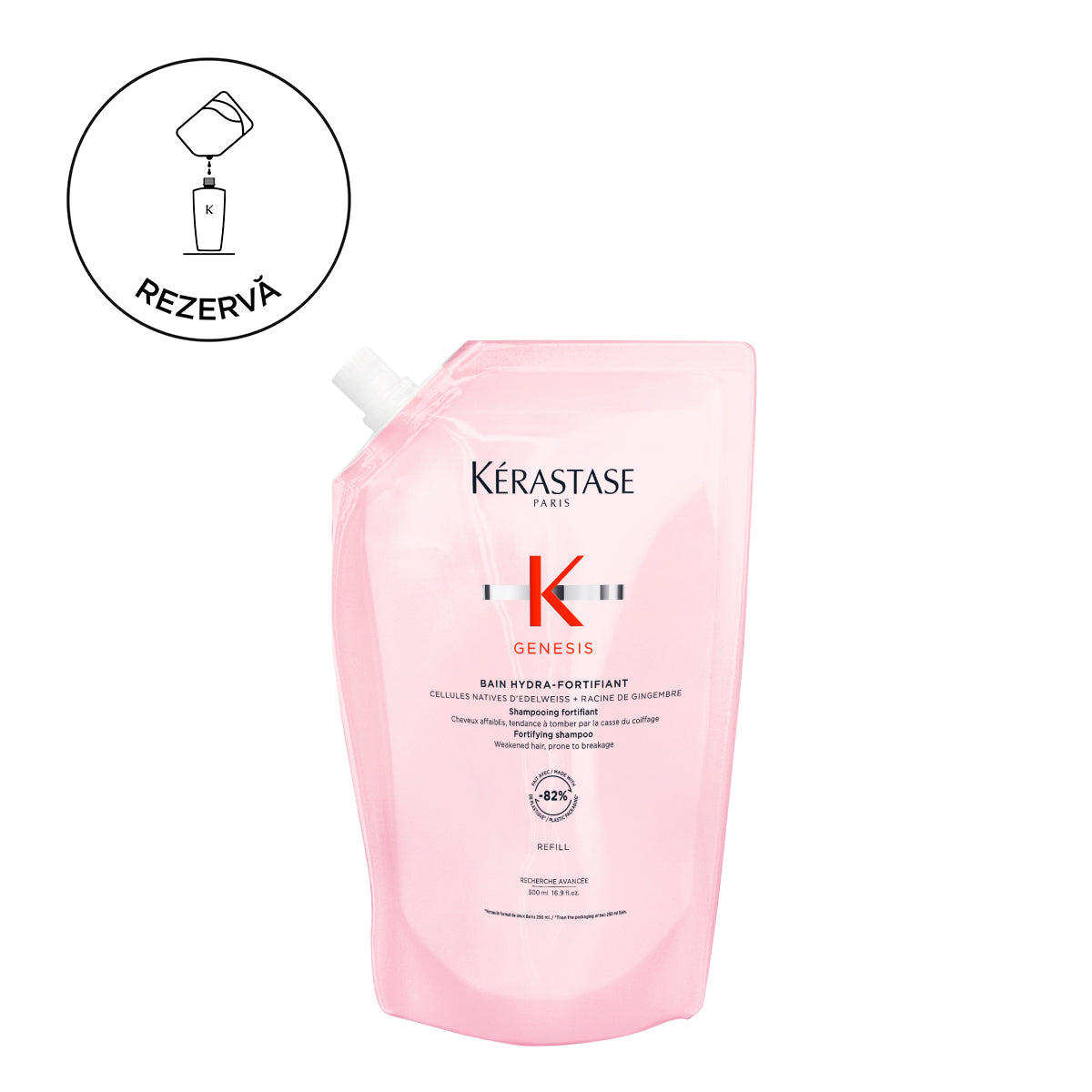 Rezerva Sampon par gras Kerastase Genesis Bain Hydra-Fortifiant 500ml