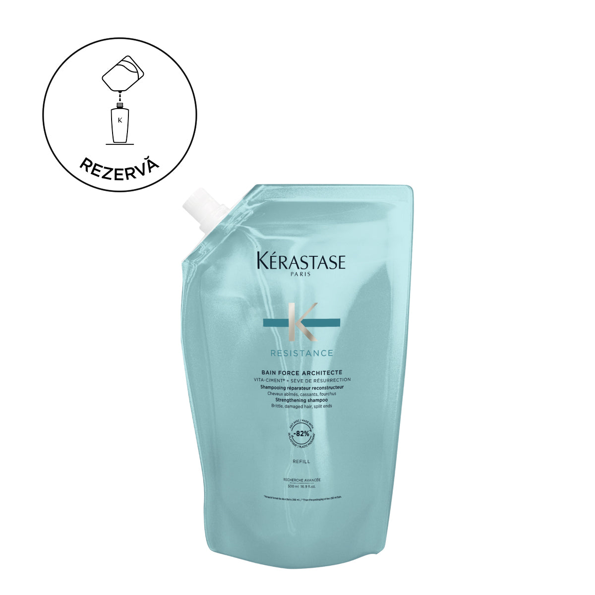 Rezerva Sampon Kerastase Resistance Bain Force Architecte 500ml