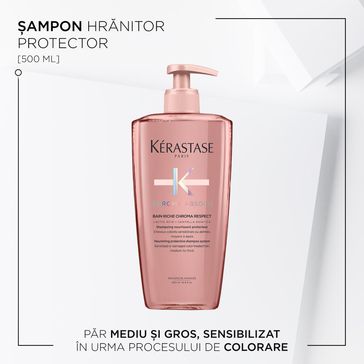 Sampon Kerastase Chroma Respect Riche pentru par vopsit 500ml