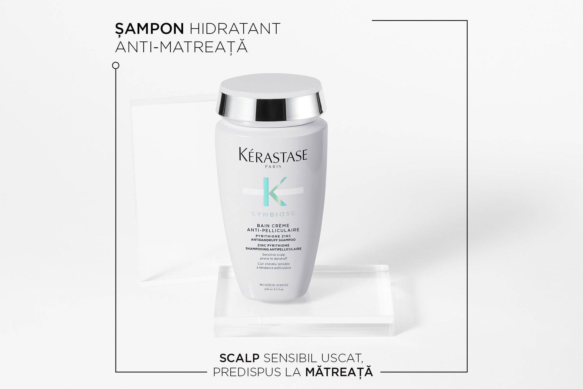 Sampon anti-matreata Kérastase Symbiose Bain Crème intens hidratant 250ml