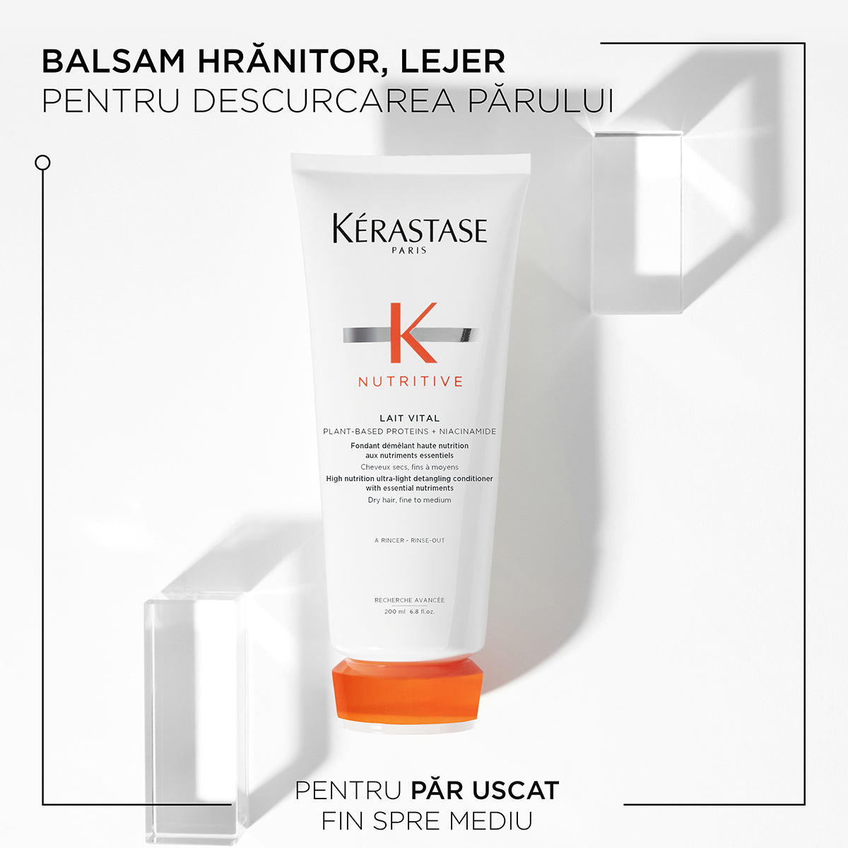 Balsam hranitor pentru par uscat Kerastase Nutritive Lait Vital 200ml