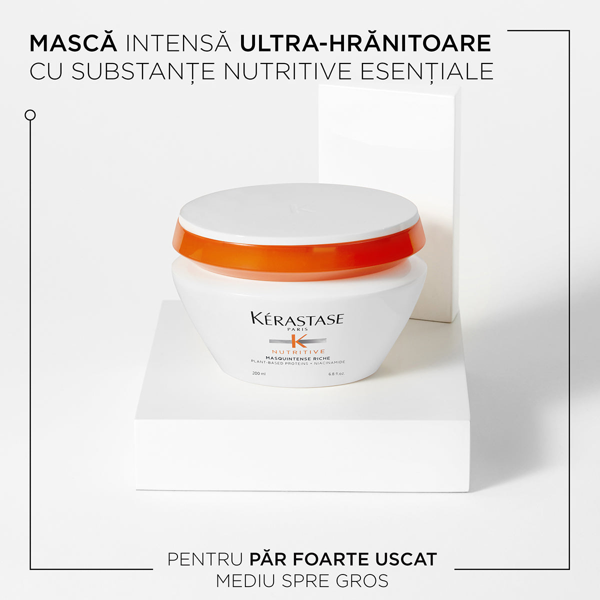 Masca ultra-hranitoare pentru par foarte uscat Kerastase Nutritive Masquintense Riche 200ml