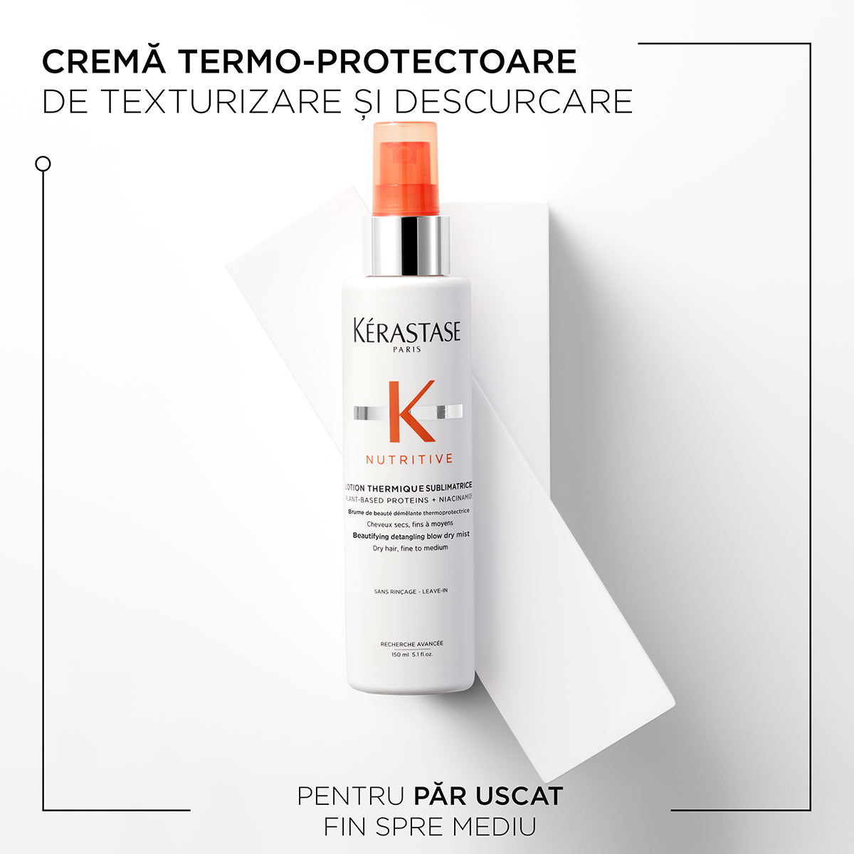 Crema de texturizare termo-protectoare Kerastase Nutritive Lotion Thermique Sublimatrice 150ml