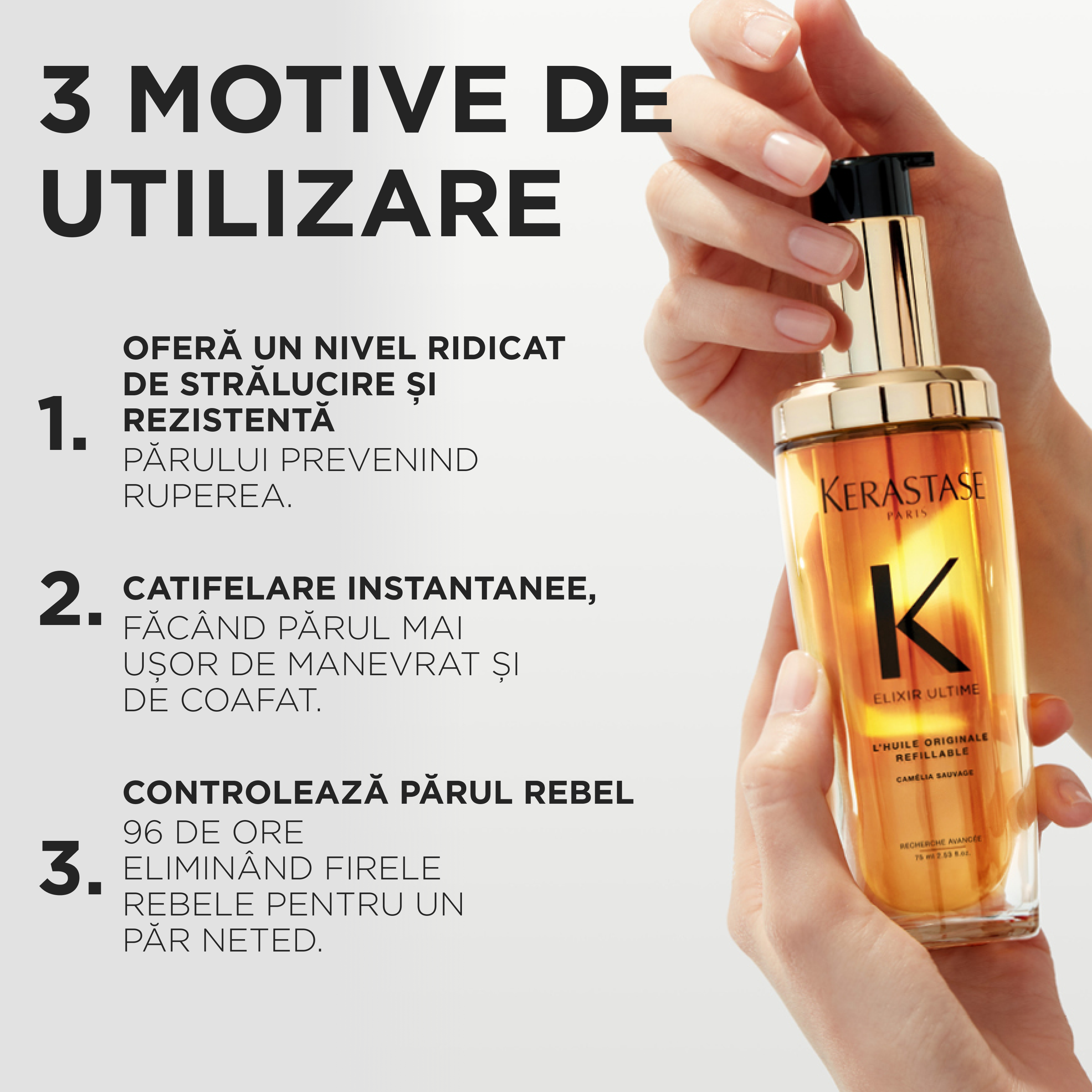 Ulei de par pentru stralucire Kerastase Elixir Ultime Huile Originale 75ml