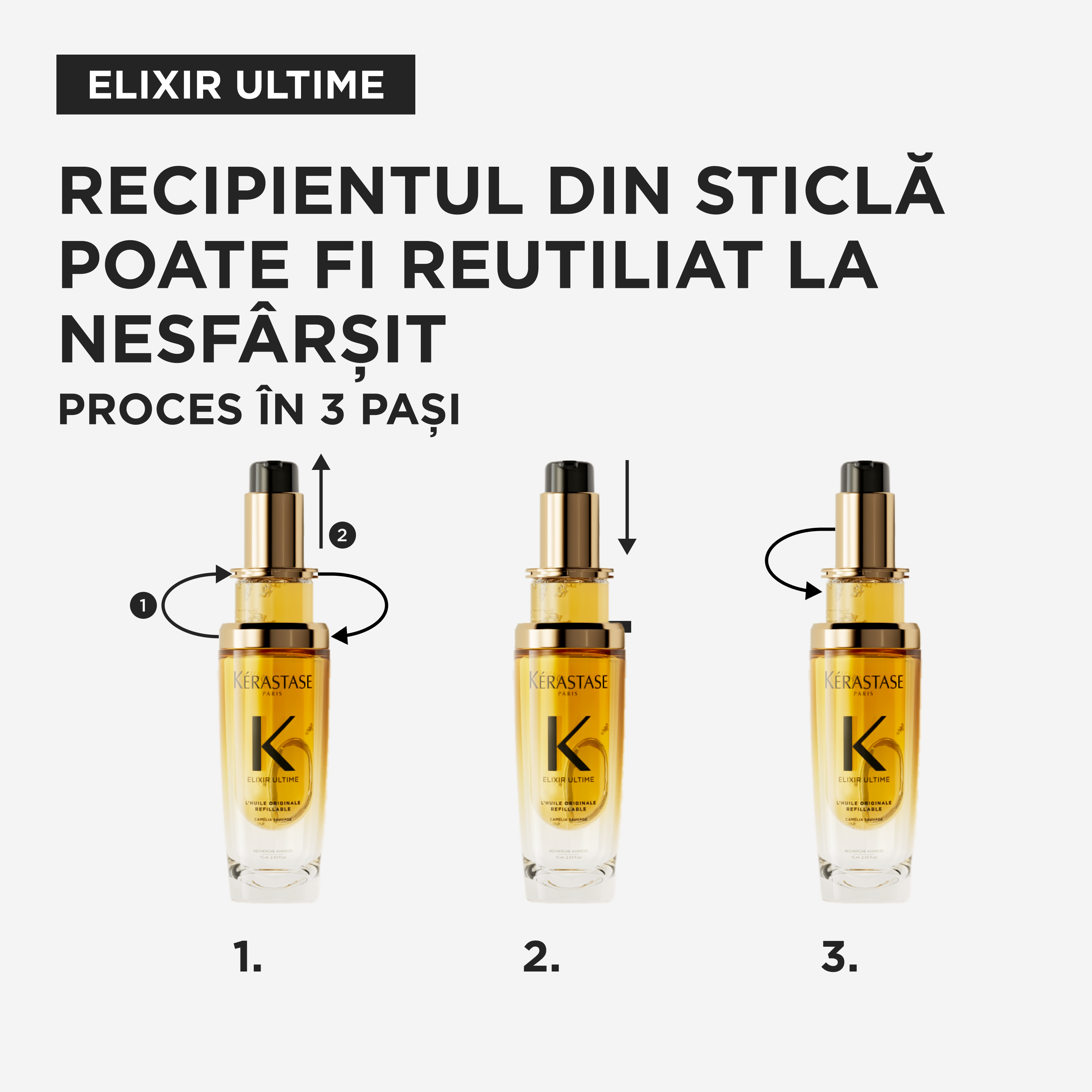 Ulei de par pentru stralucire Kerastase Elixir Ultime Huile Originale 75ml