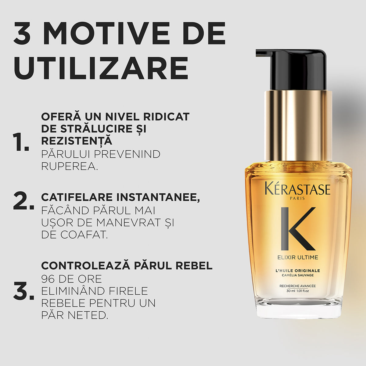 Ulei de par pentru stralucire Kerastase Elixir Ultime Huile Originale 30ml