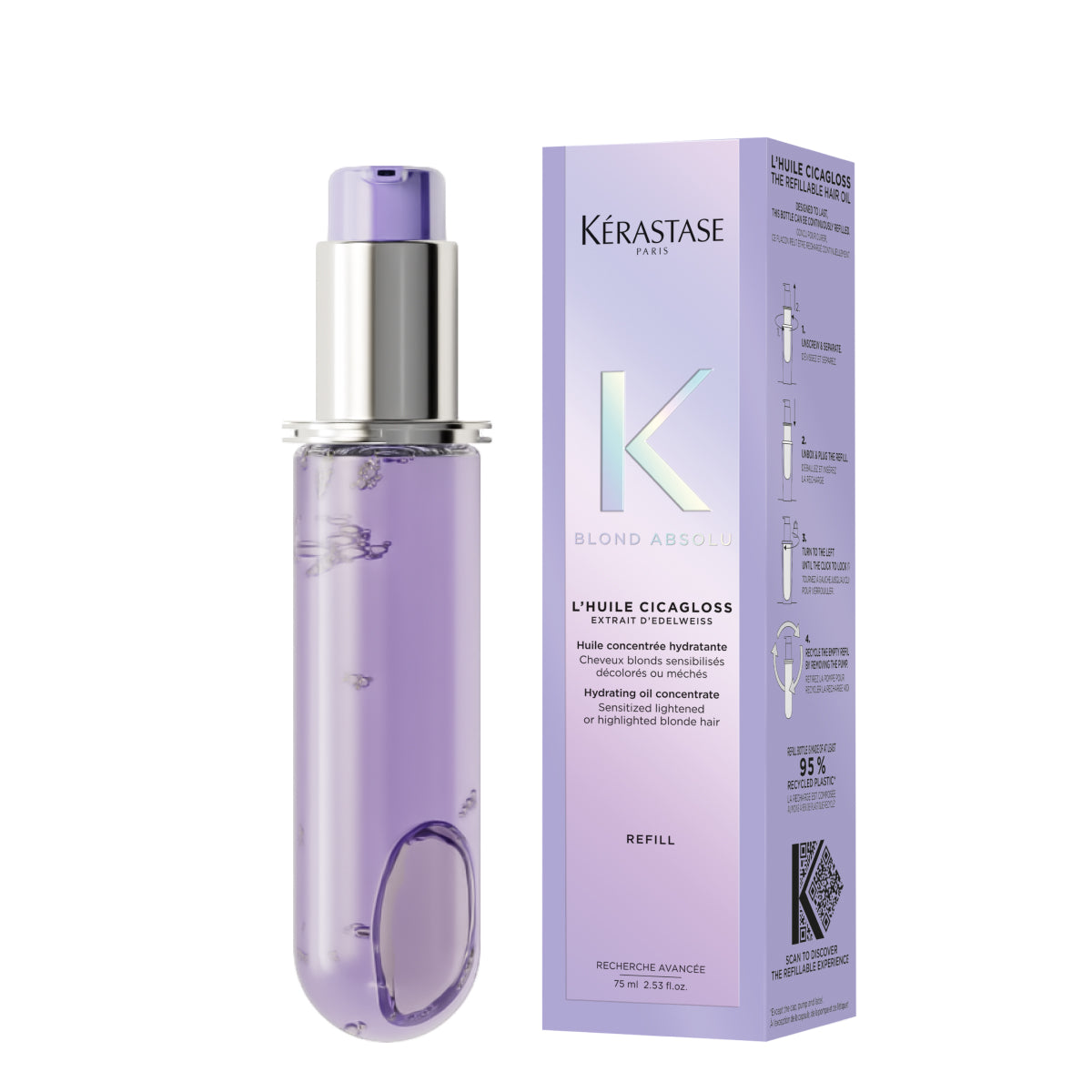 Rezerva Ulei par blond Kerastase Blond Absolu Huile Cicagloss 75ml