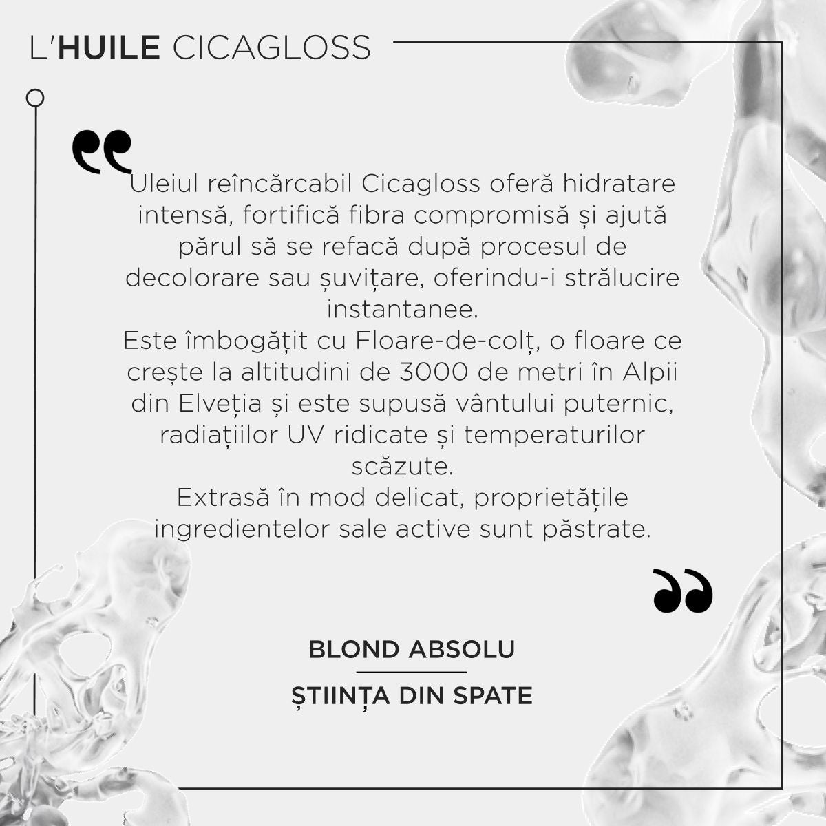 Ulei pentru par blond Kerastase Blond Absolu Huile Cicagloss 75ml