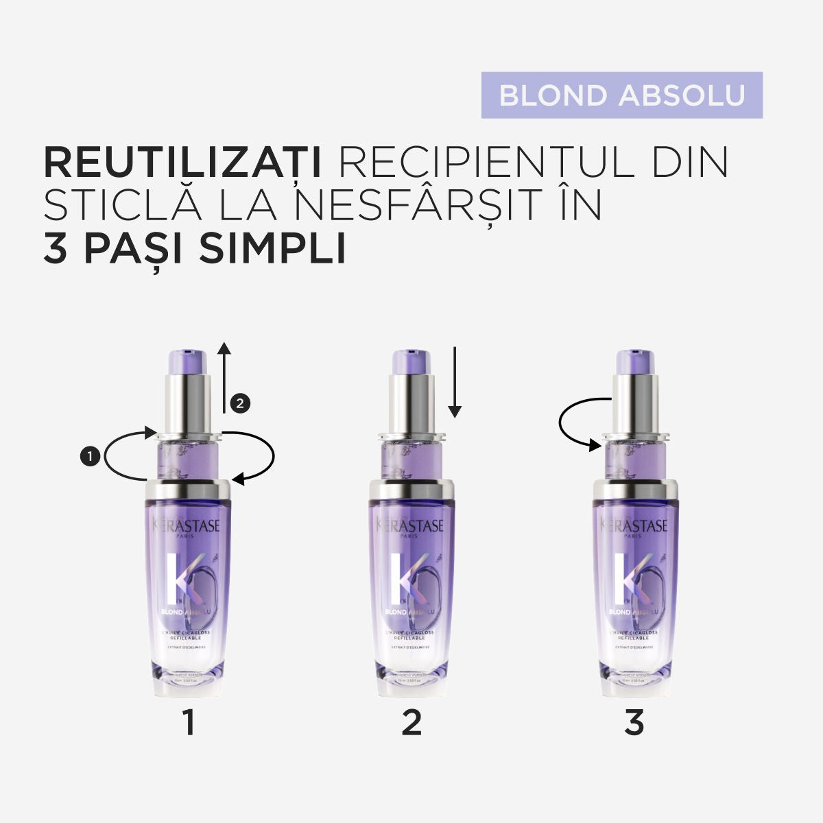 Ulei pentru par blond Kerastase Blond Absolu Huile Cicagloss 75ml