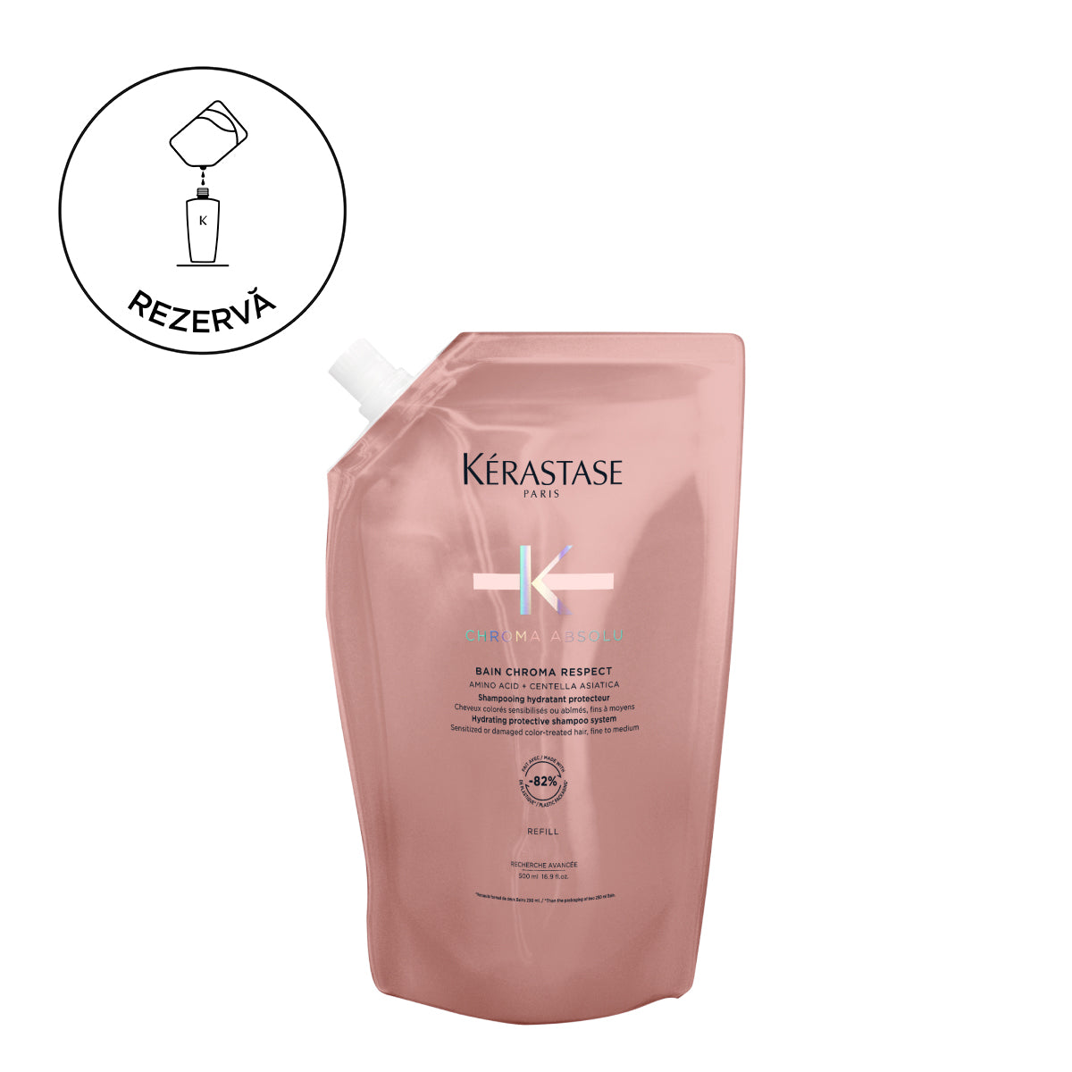 Rezerva Sampon Kerastase Chroma Respect pentru par vopsit 500ml