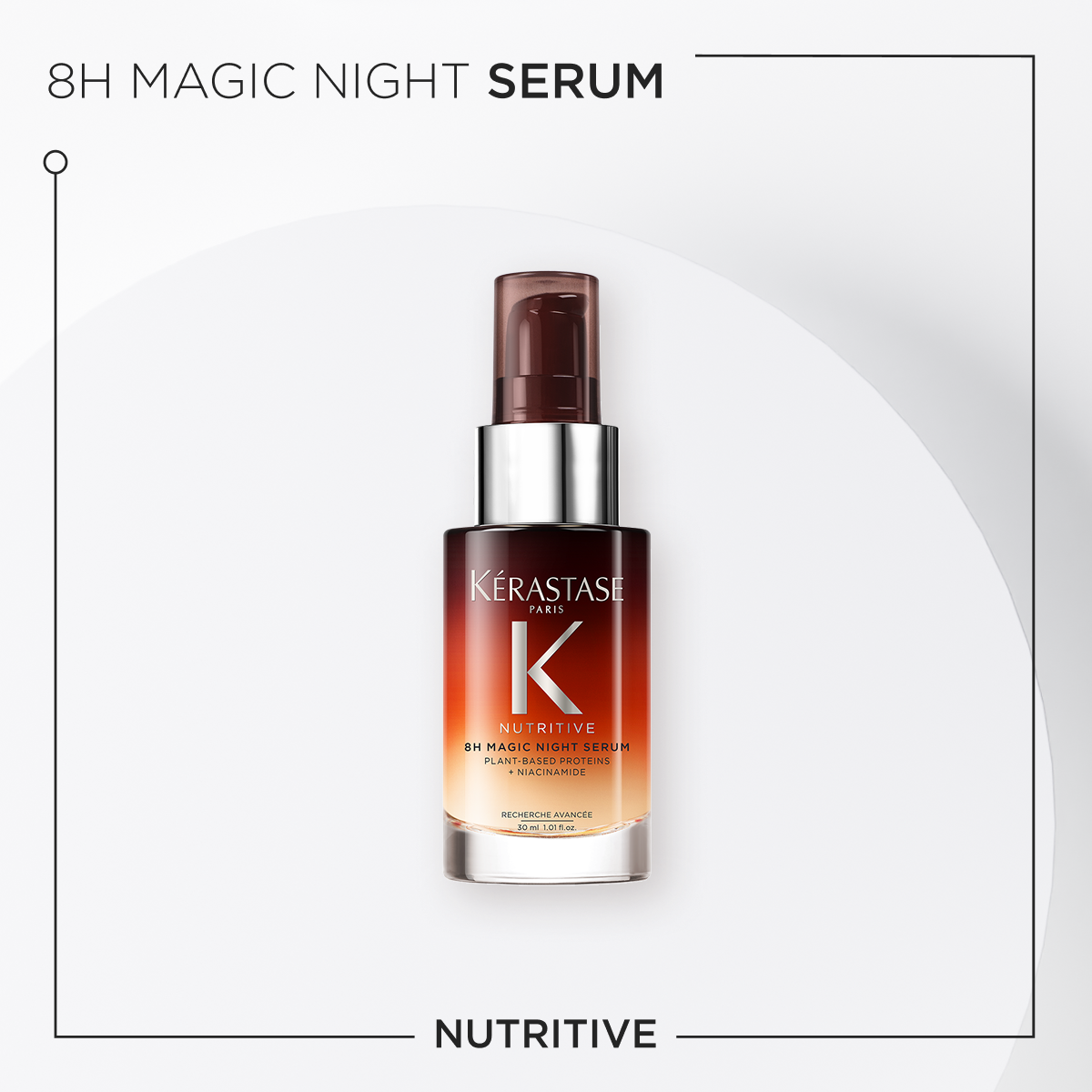 Serum de noapte pentru par uscat Kérastase Nutritive 8H Magic Night Serum 30 ml