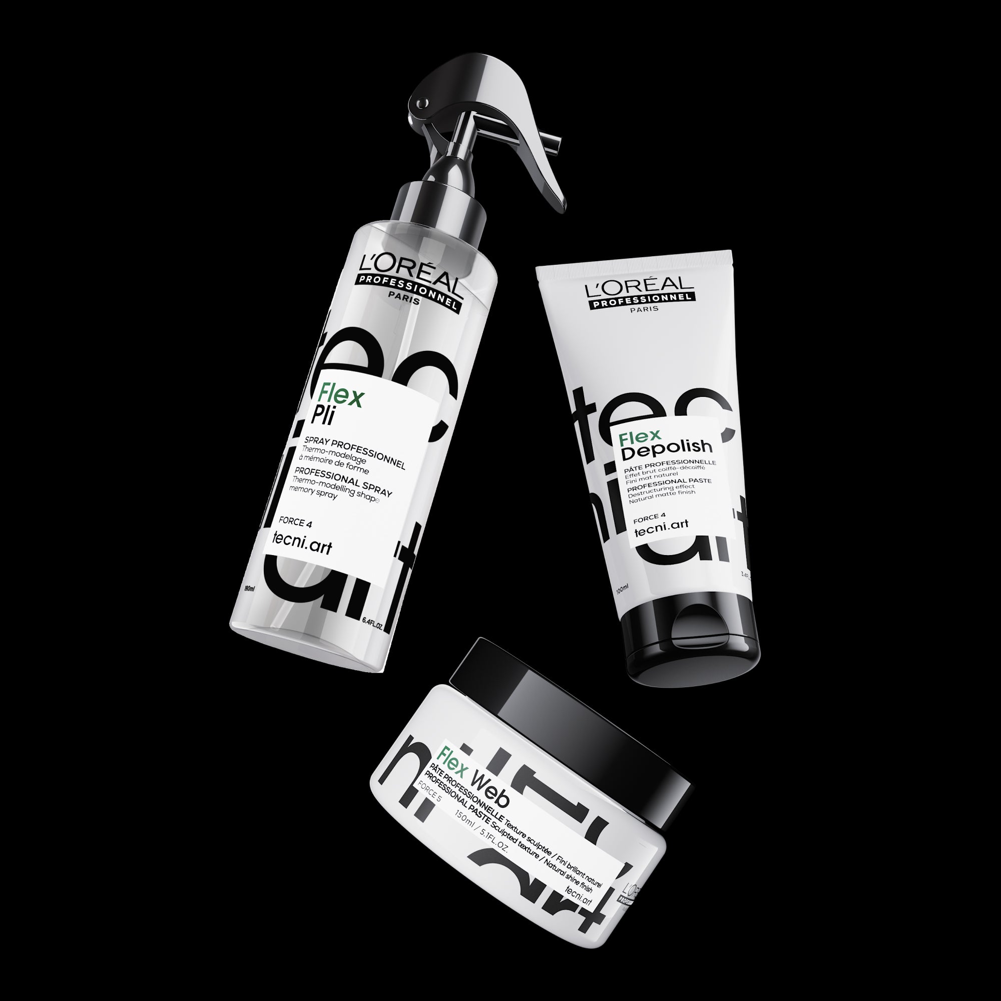 Spray de styling profesional pentru bucle L’Oreal Professionnel Tecni.Art Flex Waves 190ml