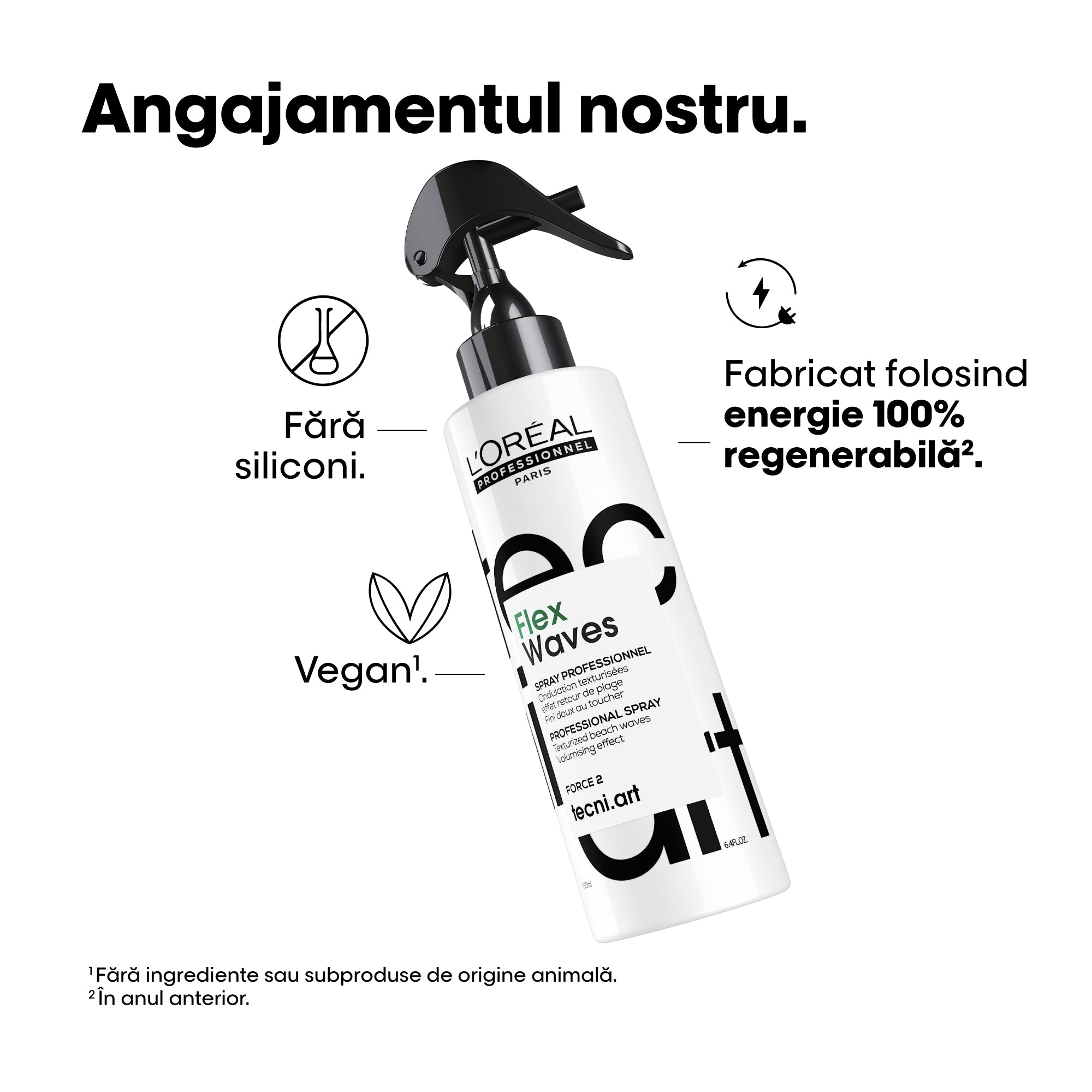 Spray de styling profesional pentru bucle L’Oreal Professionnel Tecni.Art Flex Waves 190ml