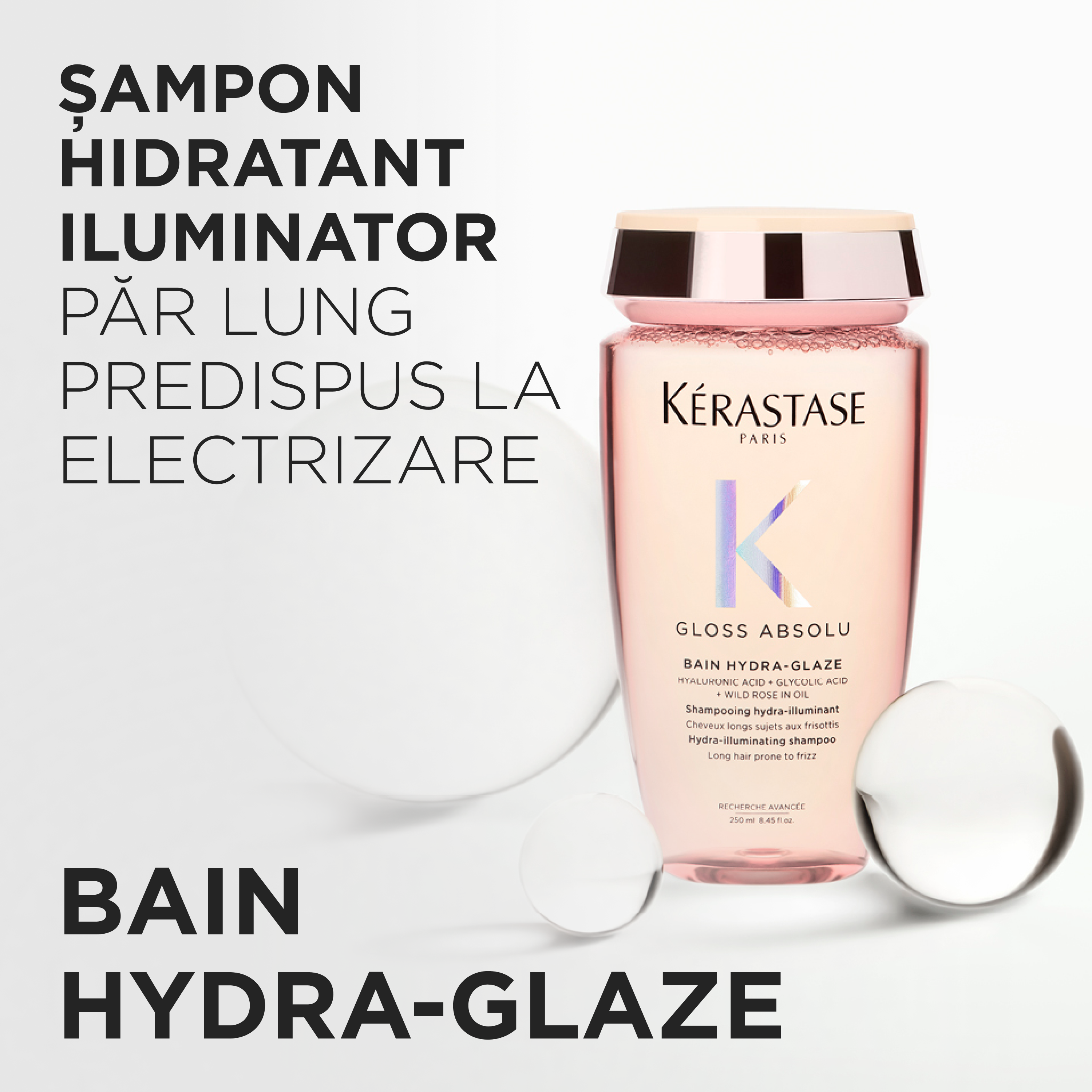 Sampon hidratant Kerastase Gloss Absolu Bain Hydra-Glaze 250ml