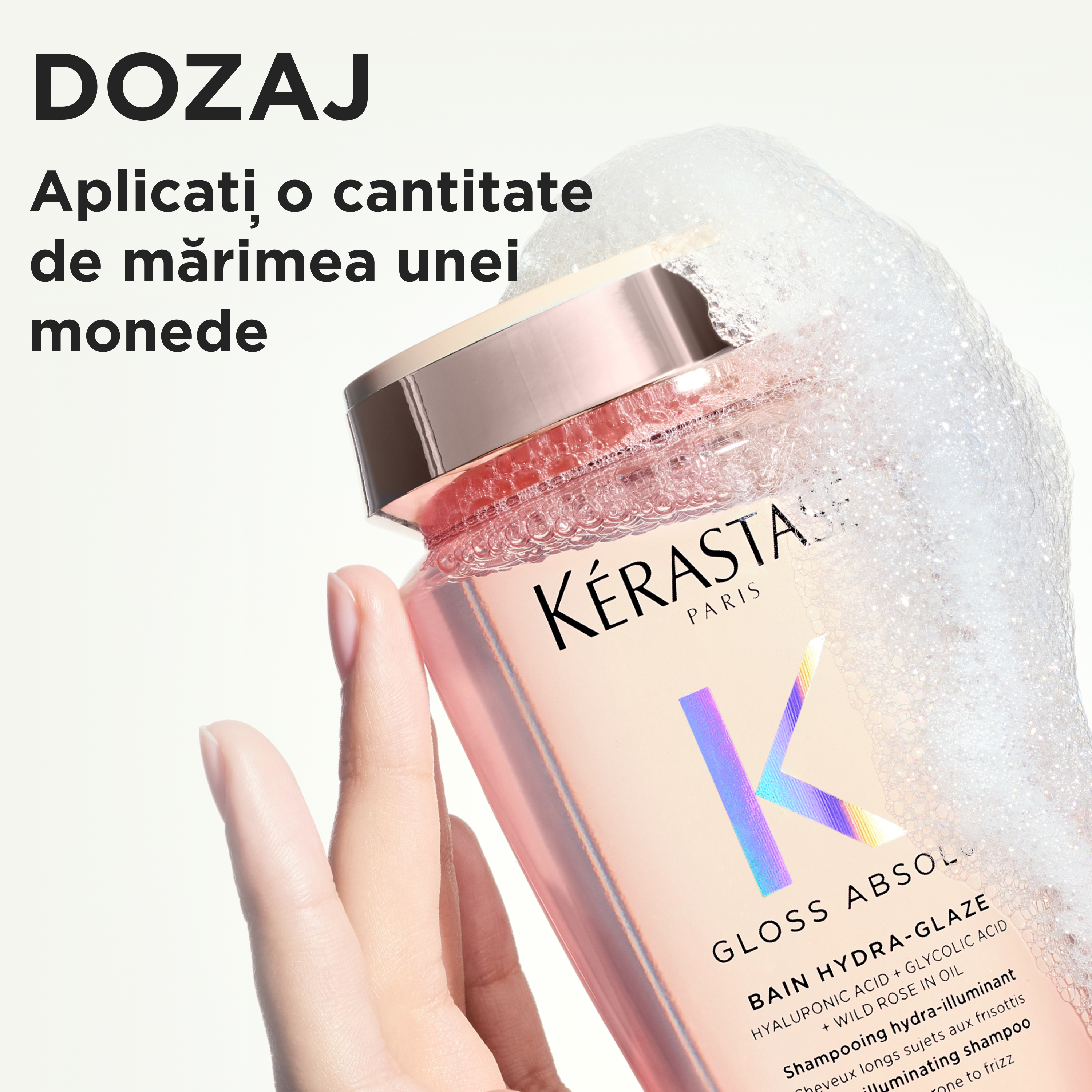Sampon hidratant Kerastase Gloss Absolu Bain Hydra-Glaze 250ml