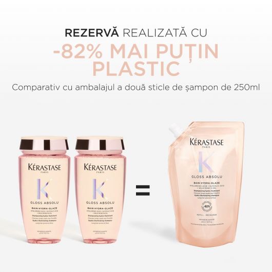 Rezerva Sampon hidratant Kerastase Gloss Absolu Bain Hydra-Glaze 500ml