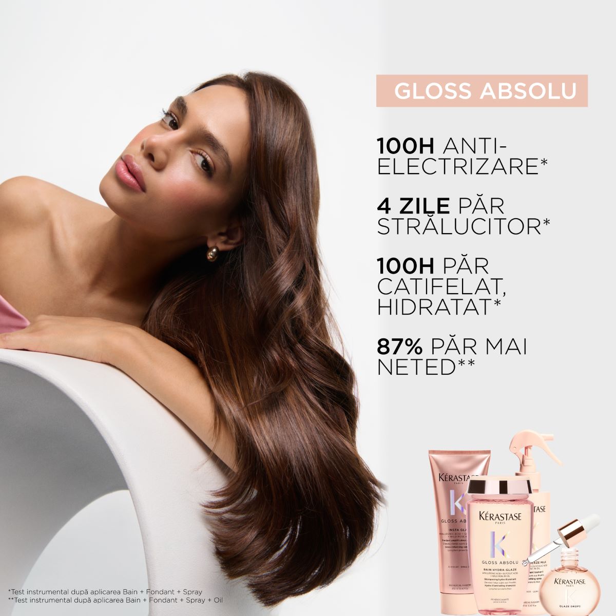Sampon hidratant Kerastase Gloss Absolu Bain Hydra-Glaze 500ml