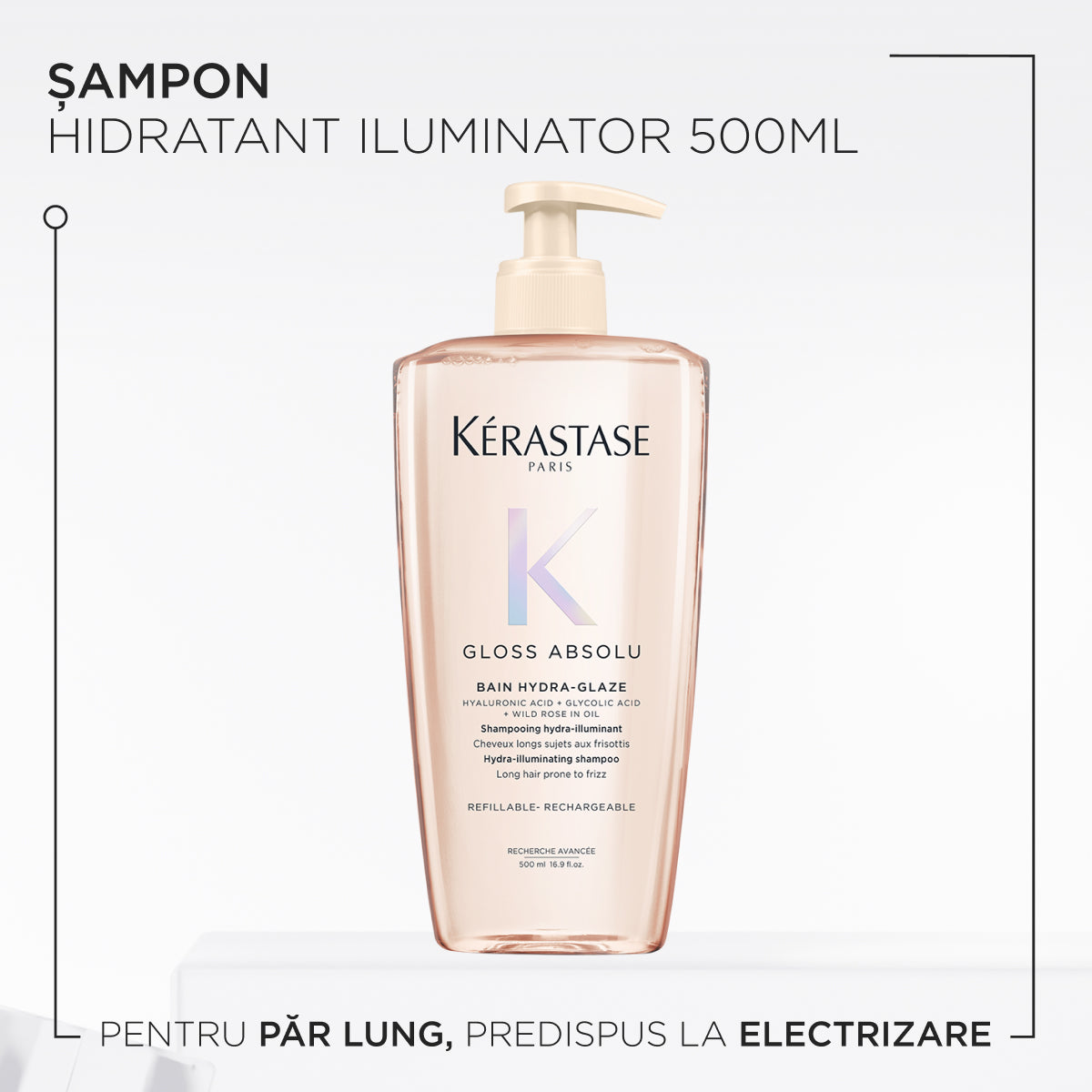 Sampon hidratant Kerastase Gloss Absolu Bain Hydra-Glaze 500ml