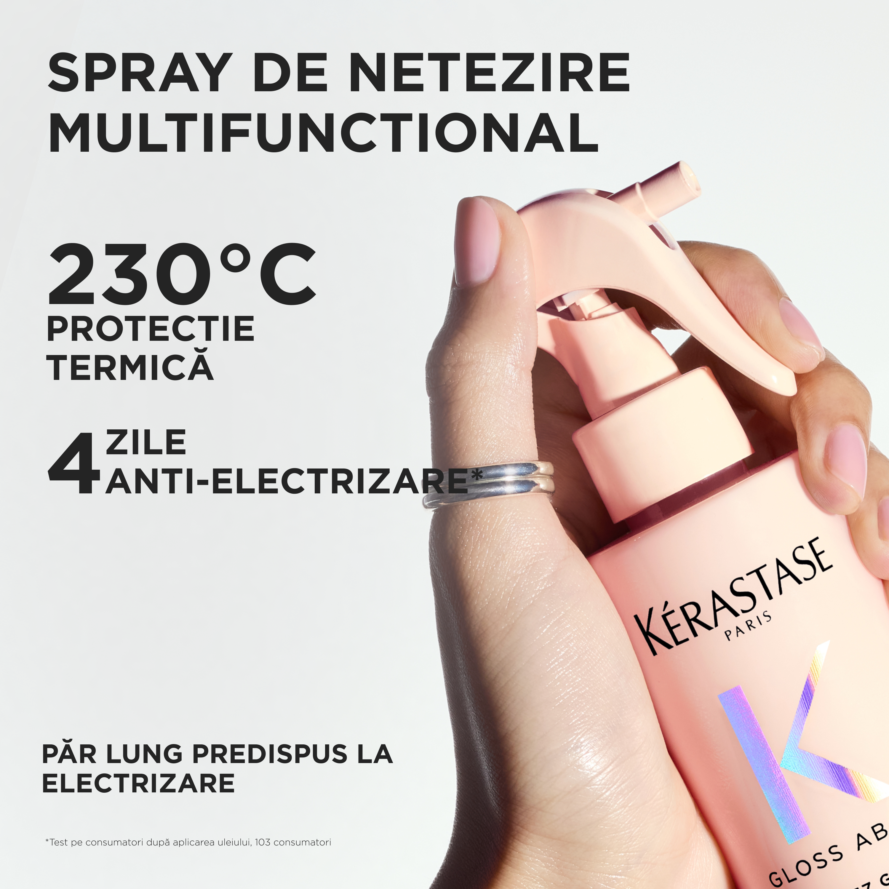 Spray multifunctional Kerastase Gloss Absolu Anti-Frizz Glaze Milk 190ml