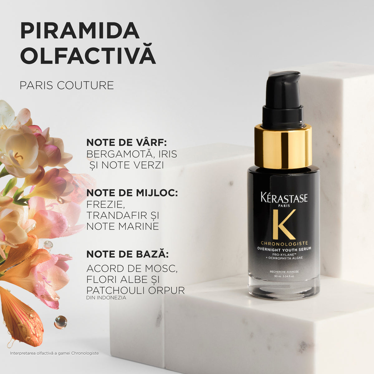 Ser de noapte cu efect de reîntinerire Kérastase Chronologiste Overnight Youth Serum 30ml