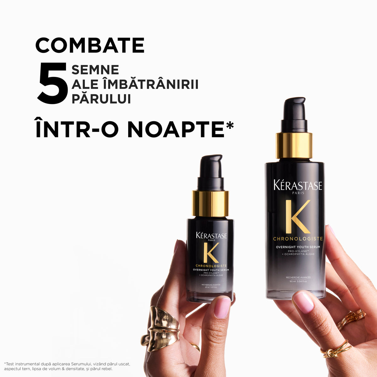 Ser de noapte cu efect de reîntinerire Kérastase Chronologiste Overnight Youth Serum 30ml