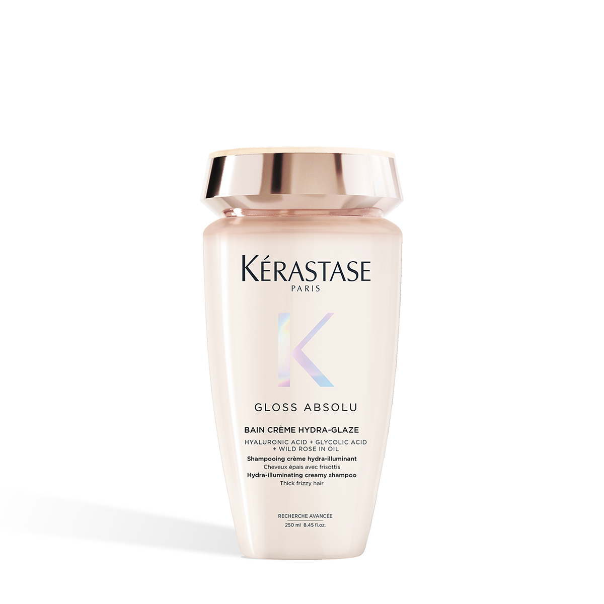 Sampon Kérastase Gloss Absolu Bain Crème Hydra-Glaze pentru par gros predispus la electrizare 250 ml