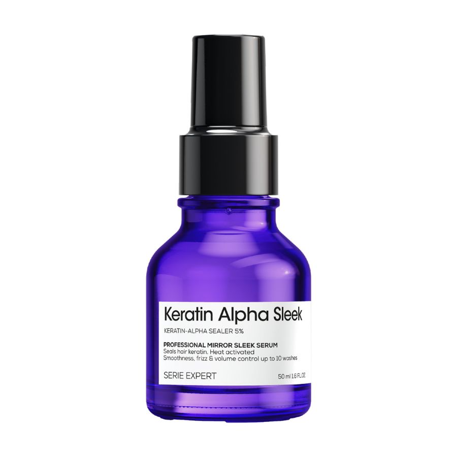 Serum profesional pentru par matasos L’Oreal Professionnel Serie Expert Keratin Alpha Sleek 50ml