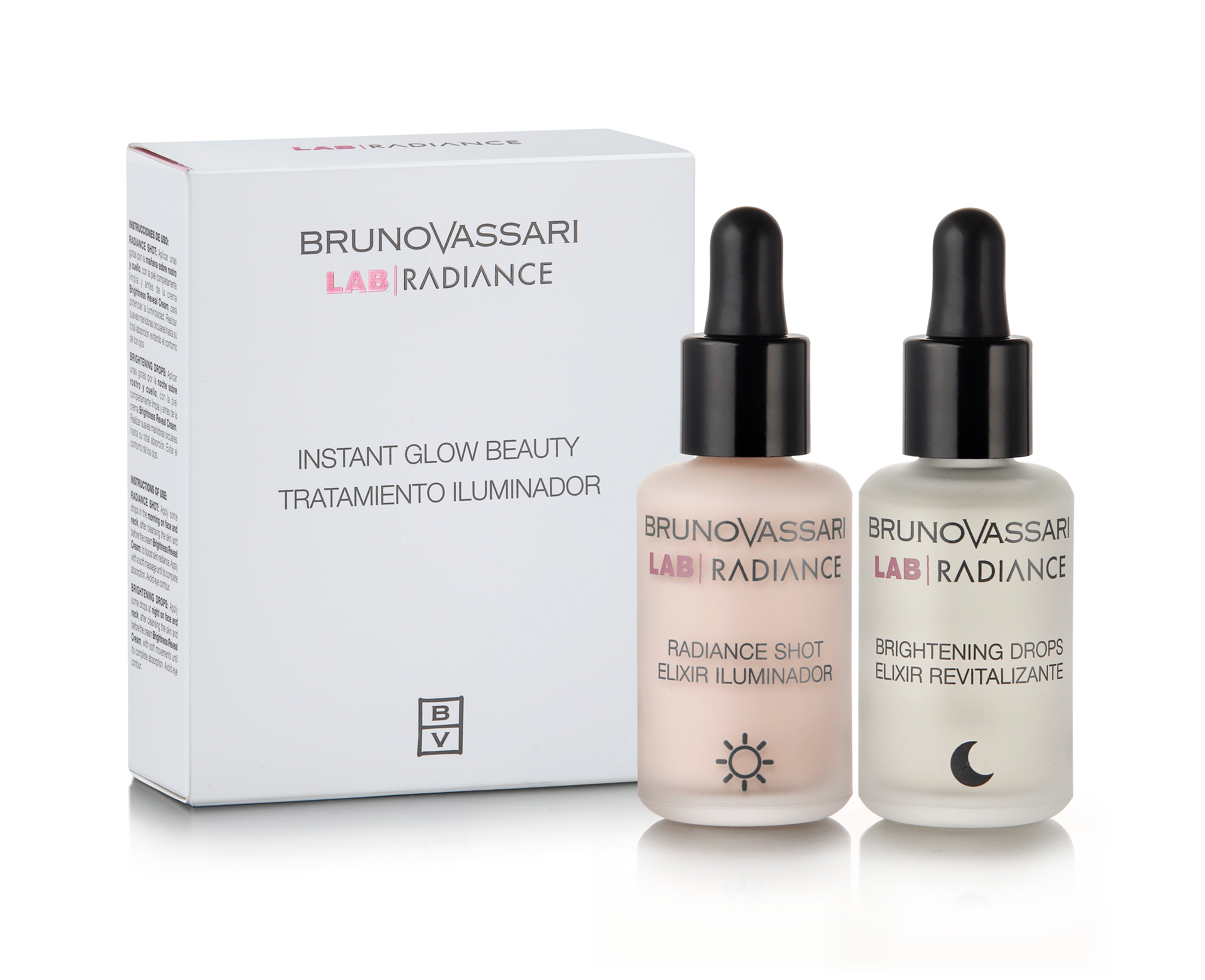 Set Tratament Instant de Stralucire Bruno Vassari 2x30ml